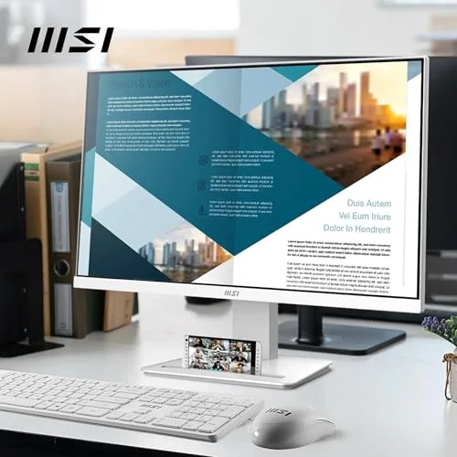MSI PRO MP2412W 23,8" FHD 100Hz VA blanc - vue 4