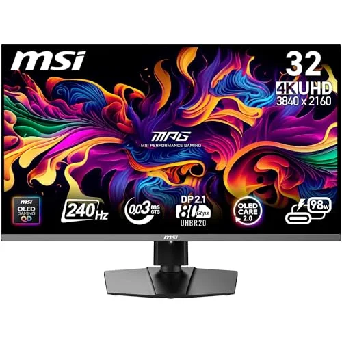 MSI MPG 322URX QD-OLED 31,5" 4K 240 Hz