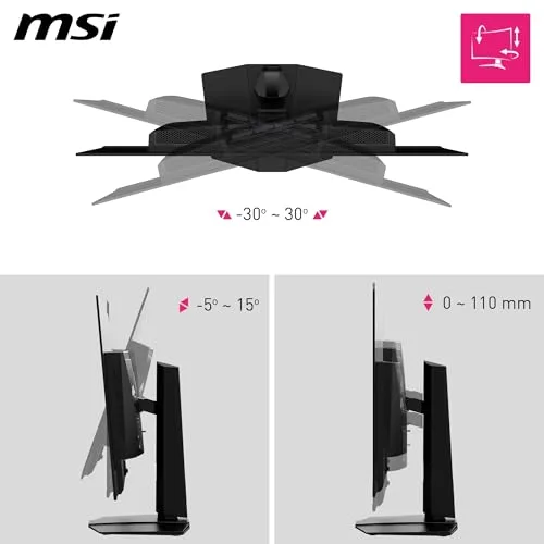 MSI MPG 322URX QD-OLED 31,5" 4K 240 Hz - vue 4