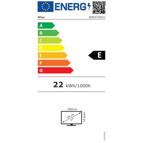 Nilox NXM272KD11 27" IPS WQHD 165 Hz - vue 5