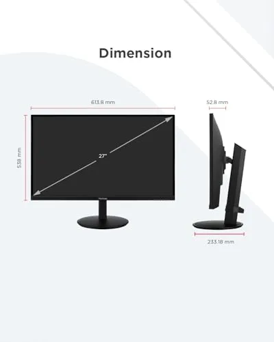 ViewSonic VG2709-2K-MHD-2 27" QHD IPS 100 Hz - vue 8