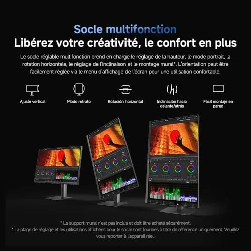 Xiaomi A27Ui 27" 4K IPS 60 Hz - vue 9
