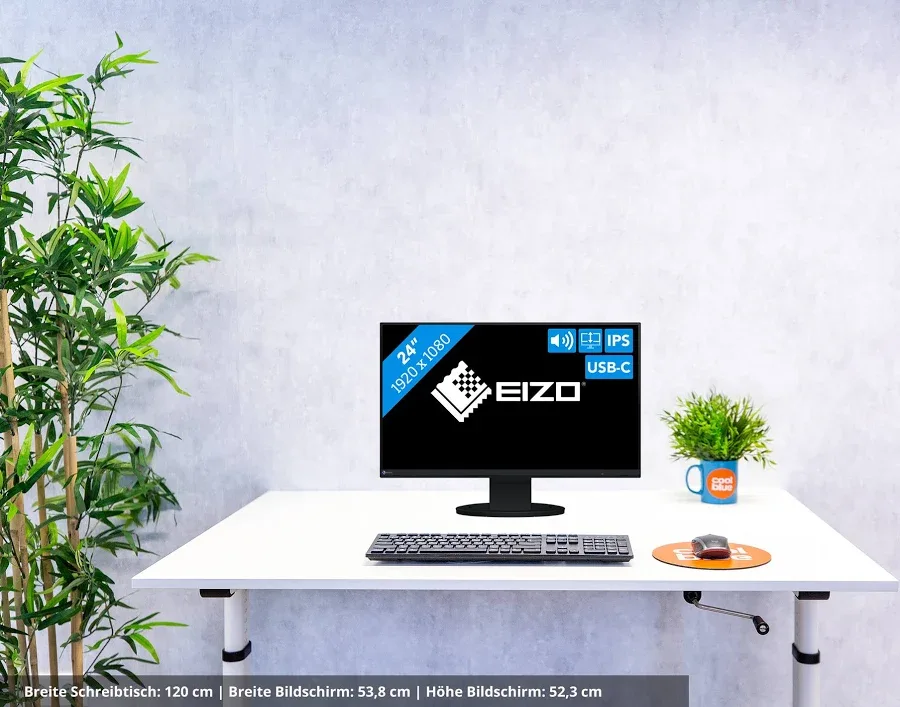Eizo BenQ EV2480 24 pouces - vue 3