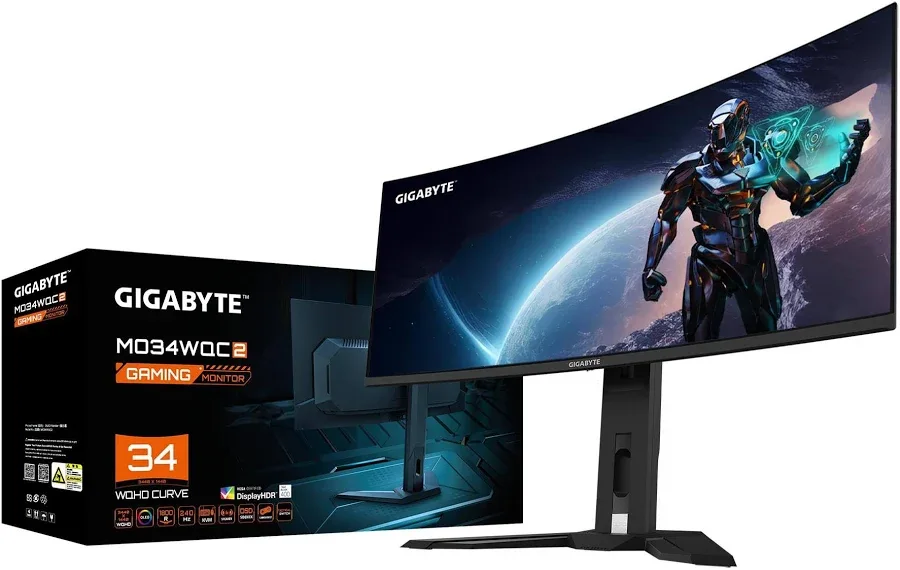 GIGABYTE 34 pouces CURVE OLED UWQHD 240Hz - vue 5