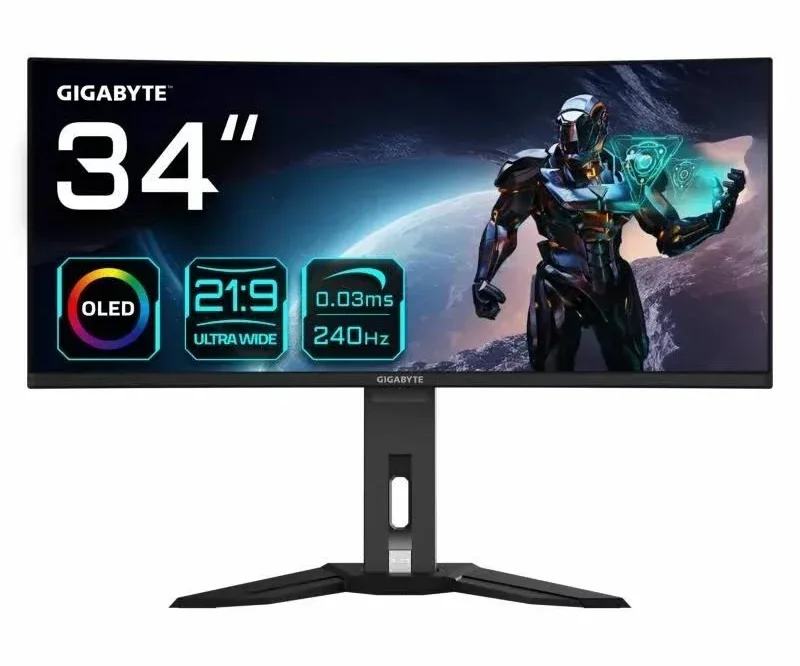 GIGABYTE 34 pouces CURVE OLED UWQHD 240Hz - vue 1