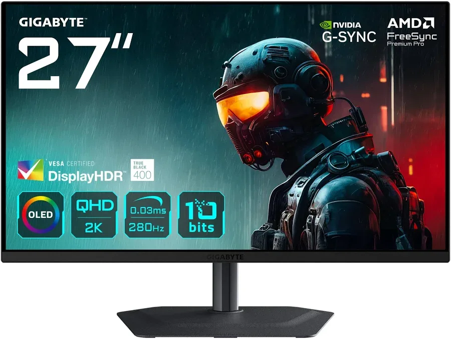 GIGABYTE AOC MO27Q2A 27 pouces OLED - vue 1