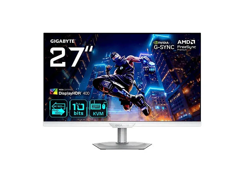 GIGABYTE ASUS ROG Swift M27UP ICE 27 pouces - vue 1