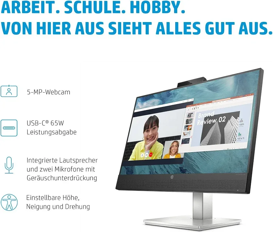 HP E24m G4 24 pouces - vue 3