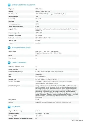 iiyama G-Master G2471HS-B1 24 pouces - vue 9