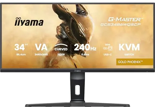 iiyama G-Master GCB3486WQSCP-B1 34 pouces - vue 2