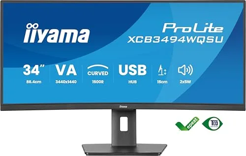 iiyama ProLite XCB3494WQSU-B1 34 pouces - vue 8