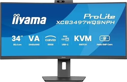 Ecran iiyama ProLite XCB3497WQSNPH-B1 34 pouces