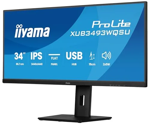 iiyama XUB3493WQSU-B6 34 pouces - vue 2