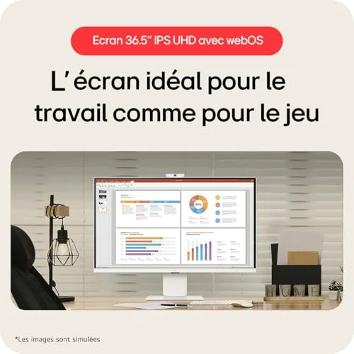 LG 32U850SA-W 32 pouces 4K - vue 3