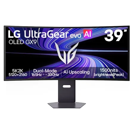 LG UltraGear evo OLED 39GX950B-B 39" 5K2K incurvé 165 Hz