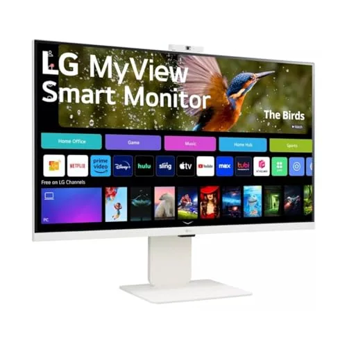 LG 32SR85U-W 32" 4K UHD IPS Smart Monitor - vue 2