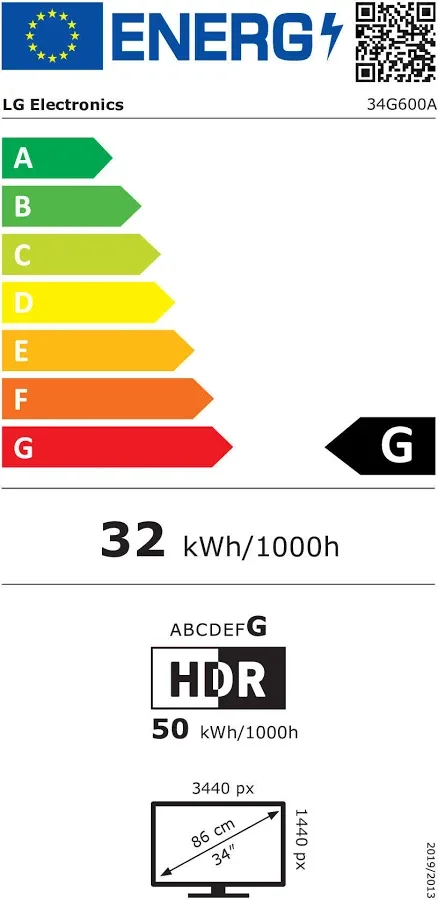 LG UltraGear 34G600A-B 34 pouces - vue 3