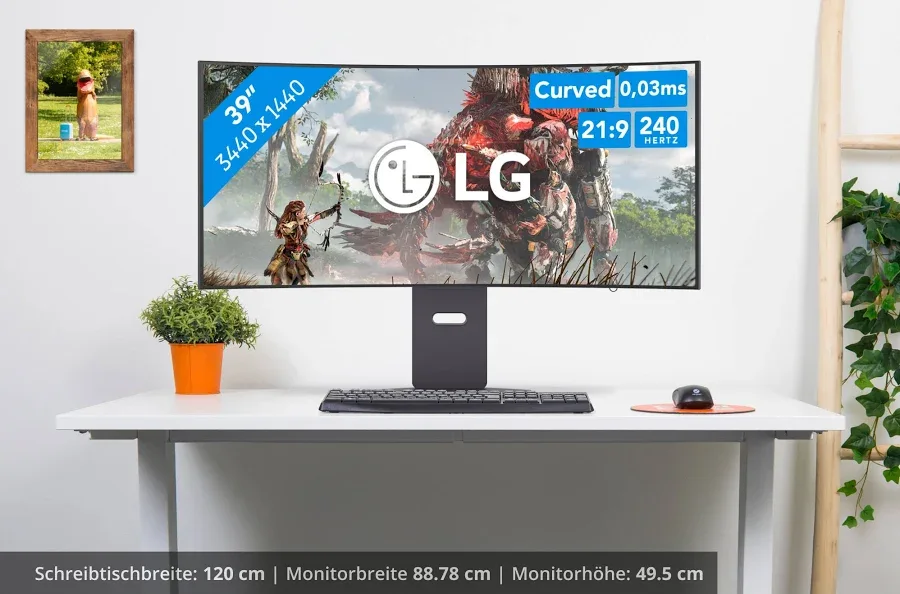 LG UltraGear 39GX900A-B 39 pouces OLED - vue 2