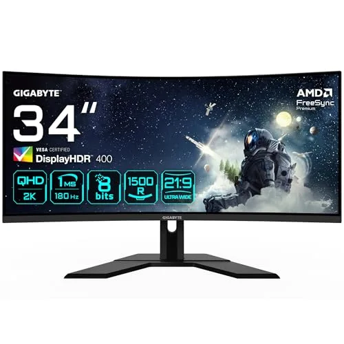 Gigabyte G34WQCP 34" incurvé UWQHD 180 Hz