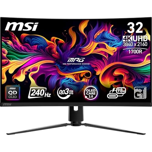 MSI MPG 321CURXDE 31,5" QD-OLED 240 Hz 4K