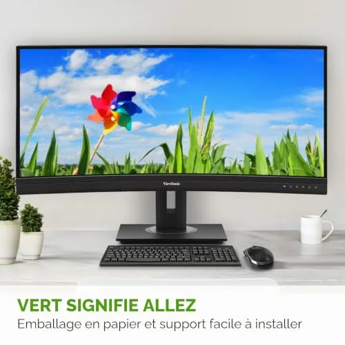 ViewSonic VG3456C 34" UWQHD 100 Hz USB-C - vue 5