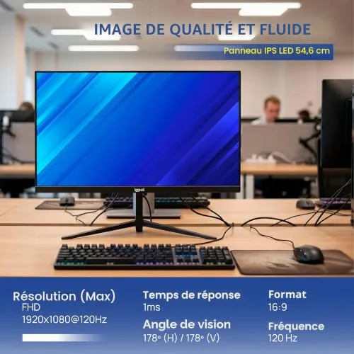 iggual ML21S 21,5" IPS Full HD 120 Hz - vue 2