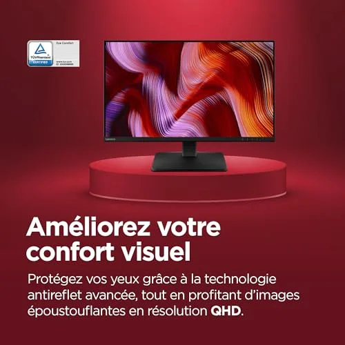 Lenovo L27qe 27" QHD IPS 100 Hz - vue 4