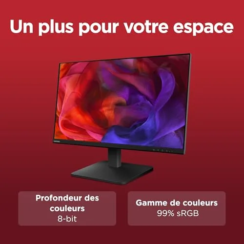Lenovo L27qe 27" QHD IPS 100 Hz - vue 9