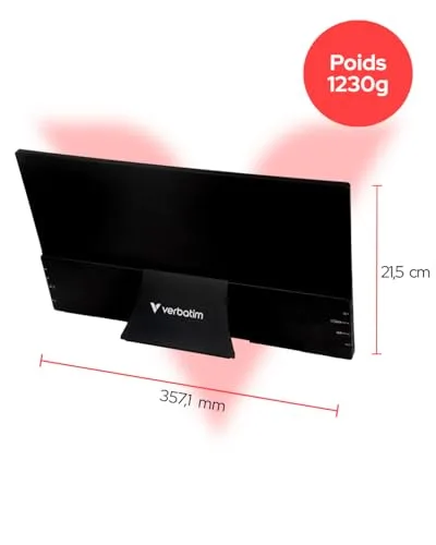 Verbatim PMT-15-4K 15,6" tactile 4K IPS - vue 4