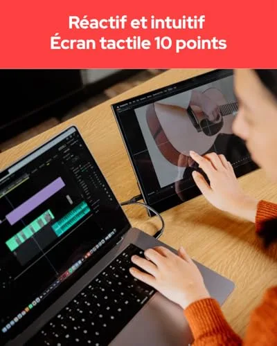 Verbatim PMT-15-4K 15,6" tactile 4K IPS - vue 6