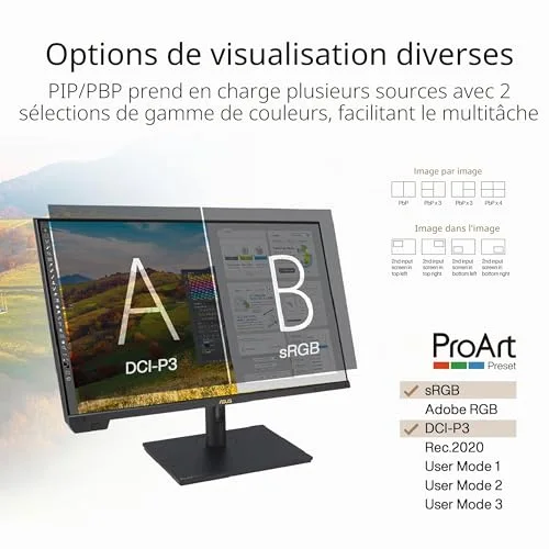 ASUS ProArt PA32UCXR 32" 4K UHD Mini-LED - vue 7