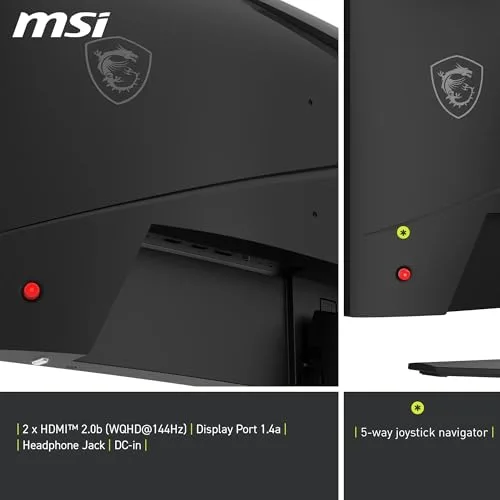 MSI MAG 27 pouces Curve QHD - vue 6