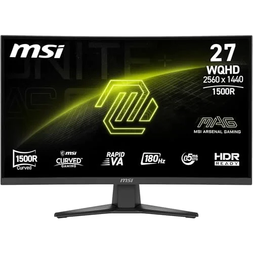 Ecran MSI MAG 27 pouces Curve QHD