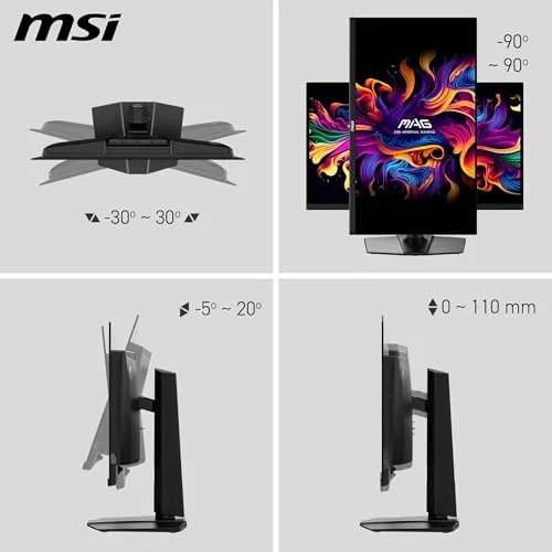 MSI MAG 271QP QD-OLED 26,5 pouces - vue 4