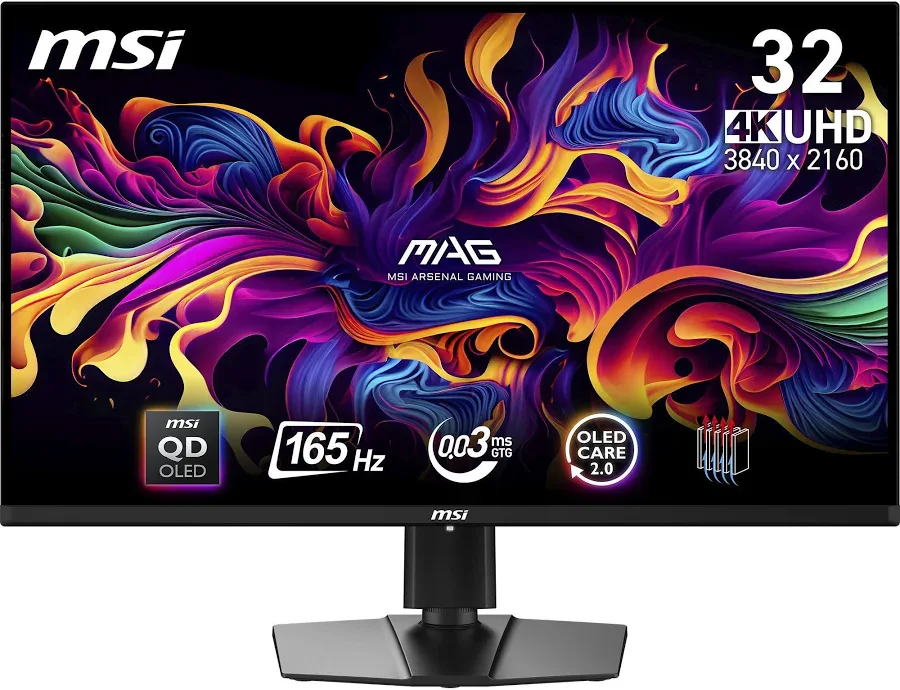 MSI MAG 321UPDE 31.5 pouces OLED - vue 3