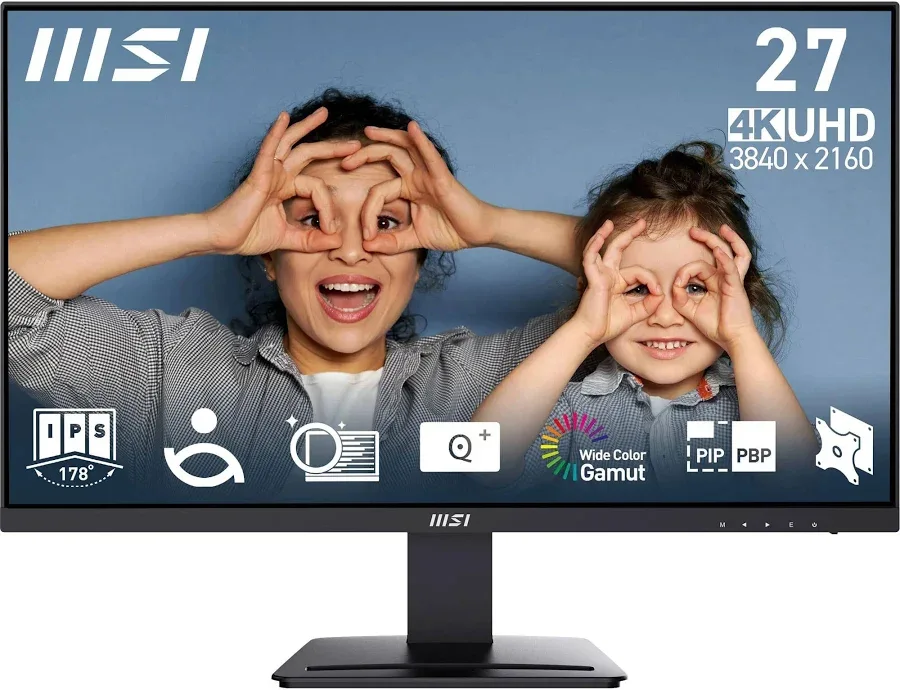MSI Pro MP273U 27 pouces 4K - vue 1