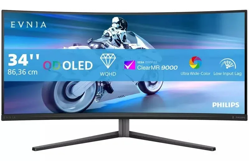 Philips Evnia 34 pouces QD-OLED - vue 1