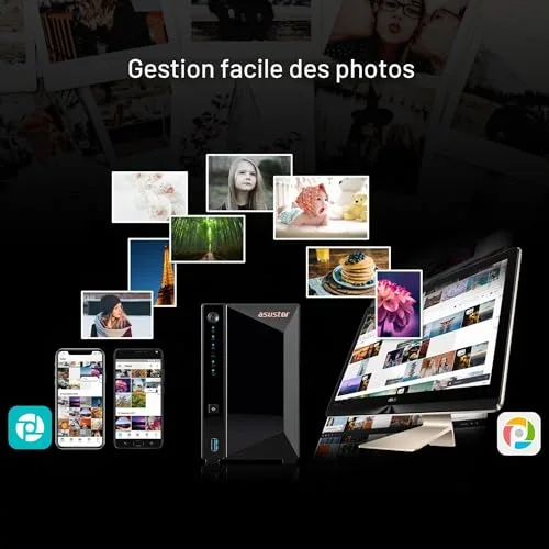ASUSTOR Drivestor 2 Pro Gen2 AS3302T v2 - vue 3