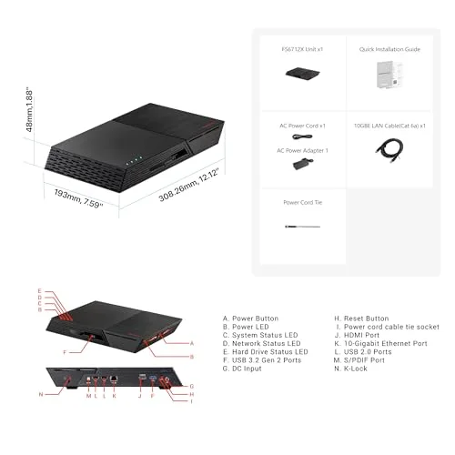ASUSTOR FLASHSTOR 12 PRO FS6712X - vue 2