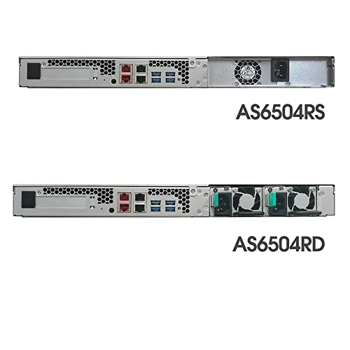 Asustor Lockerstor 4RD NAS rack 1U - vue 6