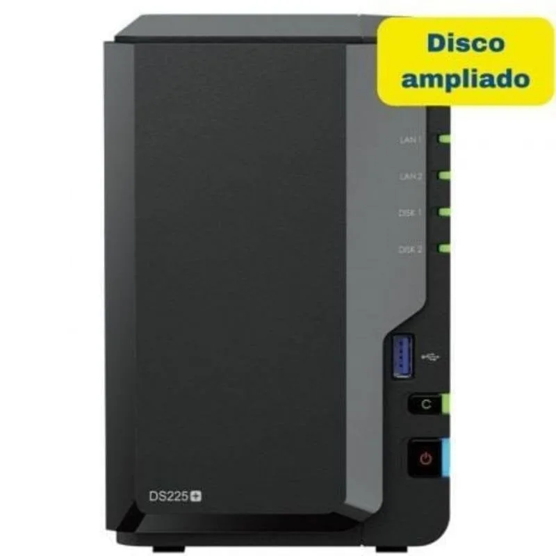 NAS Synology DS225+ 8TB avec disques HAT3300 - vue 2