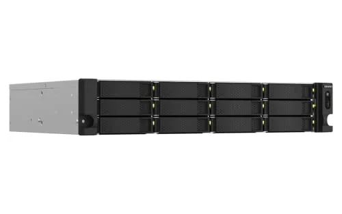 QNAP TS-1264U-RP-8G NAS 12 baies - vue 3