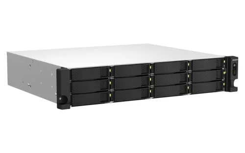 QNAP TS-1264U-RP-8G NAS 12 baies - vue 4