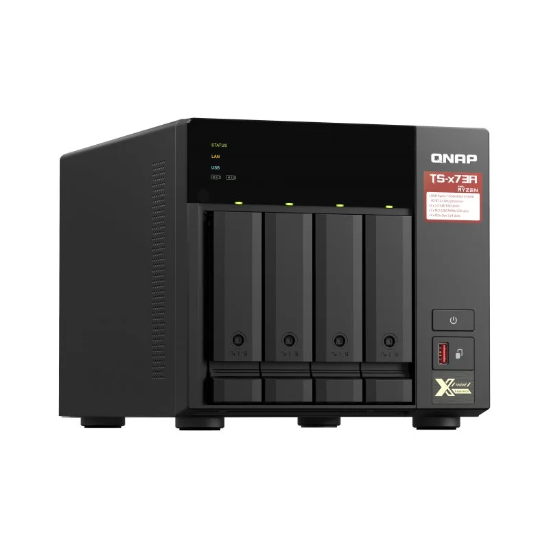 QNAP TS-473A NAS 4 Baies 8Go - vue 2