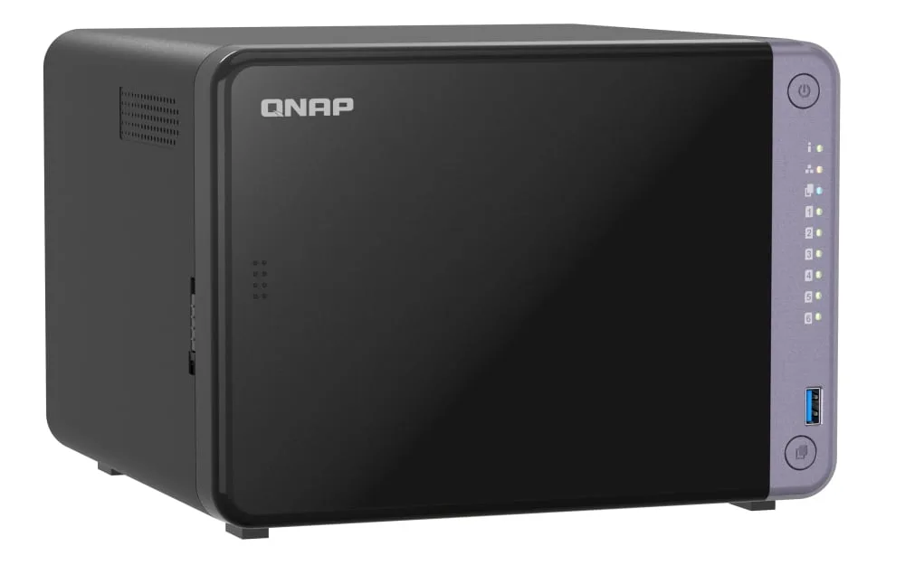 QNAP TS-632X-4G NAS 6 baies 10GbE - vue 5