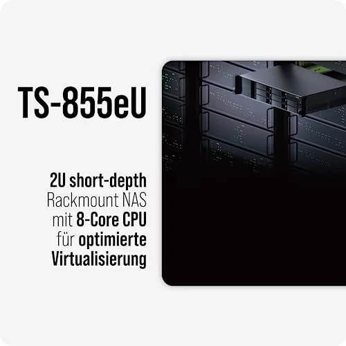QNAP TS-855eU-RP-8G - vue 2
