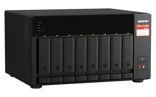 QNAP TS-873A NAS 8 baies 8GB RAM 2x2.5GbE - vue 2