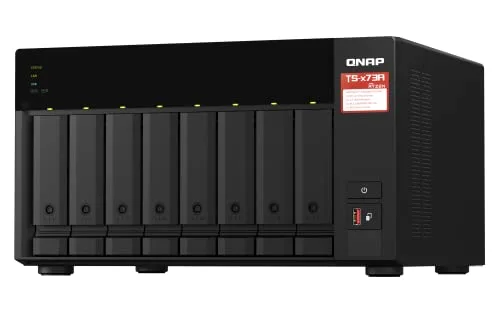 QNAP TS-873A NAS 8 baies 8GB RAM 2x2.5GbE - vue 5