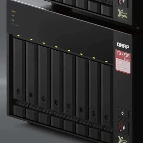 QNAP TS-873A NAS 8 baies Ryzen V1500B 8GB - vue 2