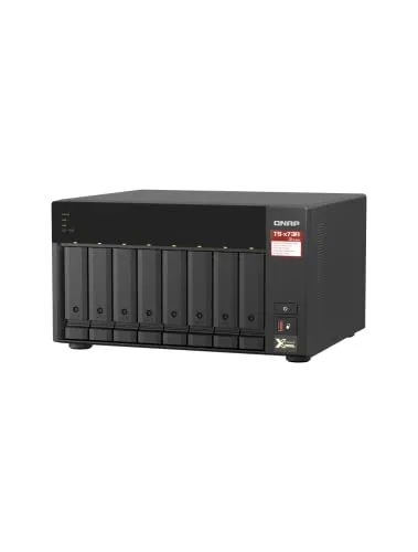 QNAP TS-873A NAS 8 baies Ryzen V1500B 8GB - vue 4